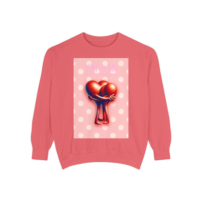 Heart Intertwined Sweatshirt - Two Hearts Design