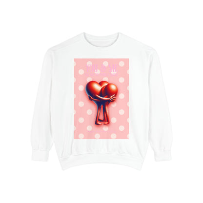 Heart Intertwined Sweatshirt - Two Hearts Design