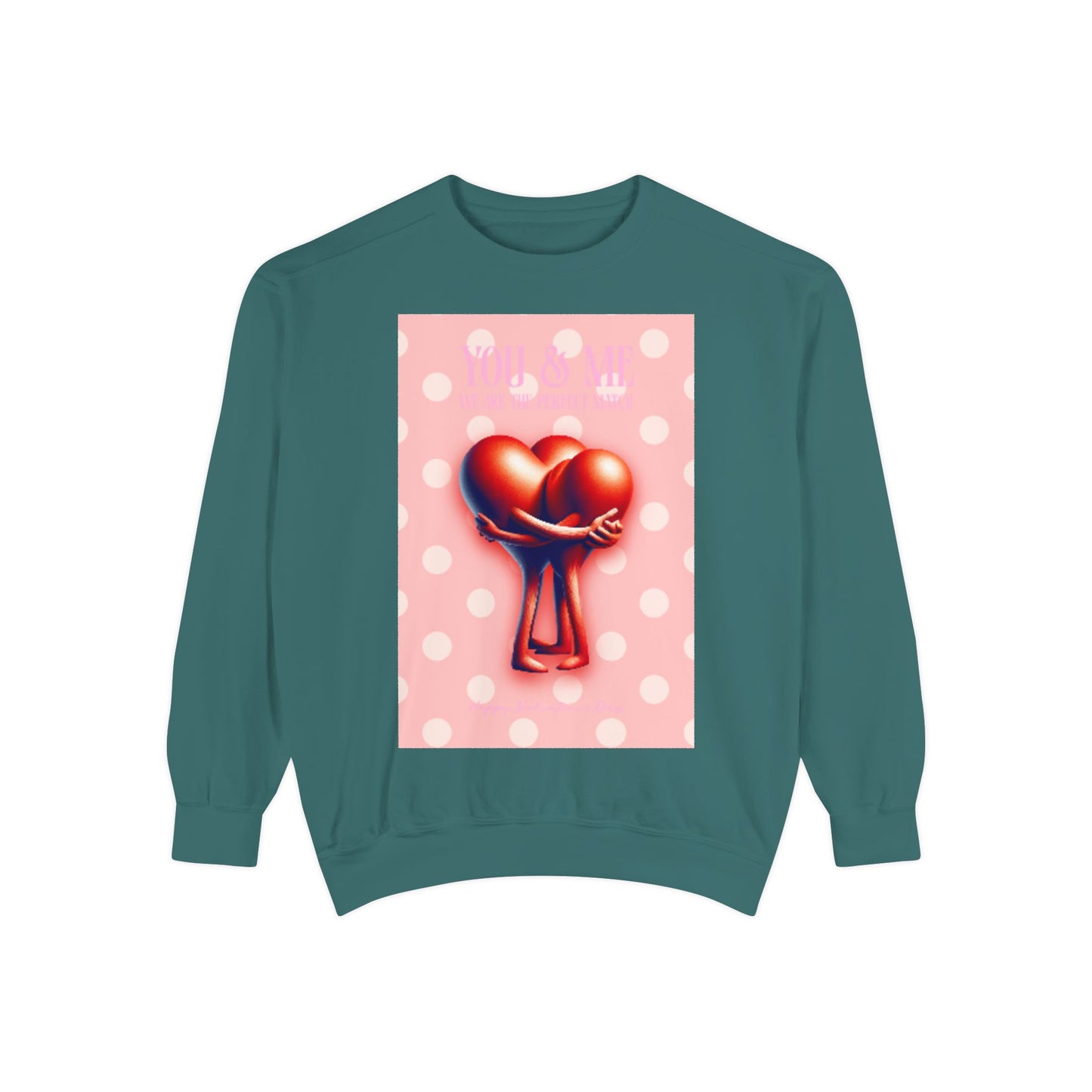 Heart Intertwined Sweatshirt - Two Hearts Design