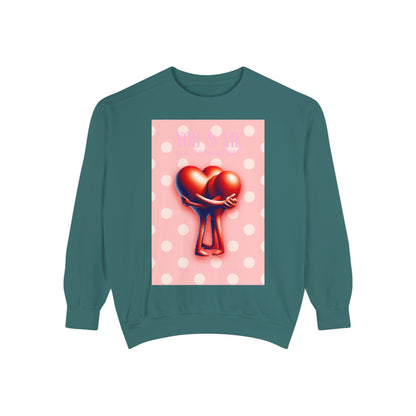 Heart Intertwined Sweatshirt - Two Hearts Design