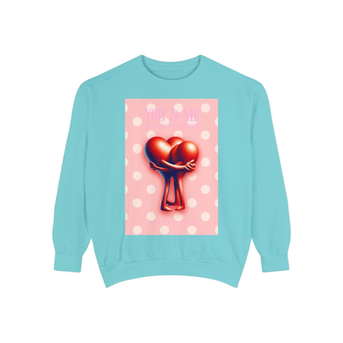 Heart Intertwined Sweatshirt - Two Hearts Design