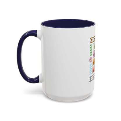 Strong As A Mother Coffee Mug - Colorful Accent Mug for Moms