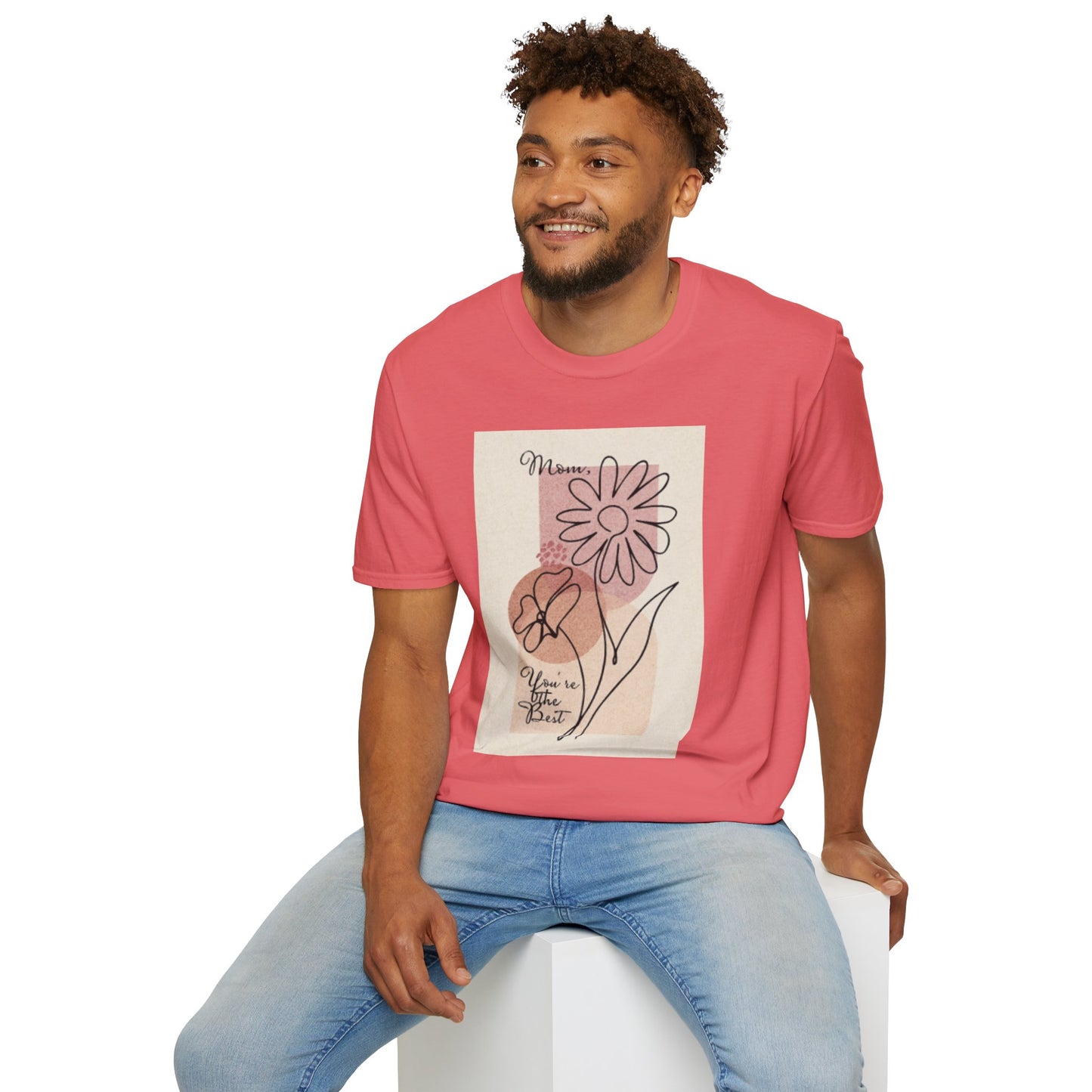 You're the Best Floral Unisex Softstyle T-Shirt