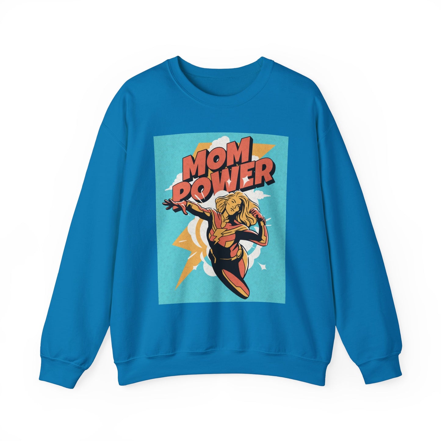 Mom Power Unisex Heavy Blend™ Crewneck Sweatshirt - Perfect Gift for Moms