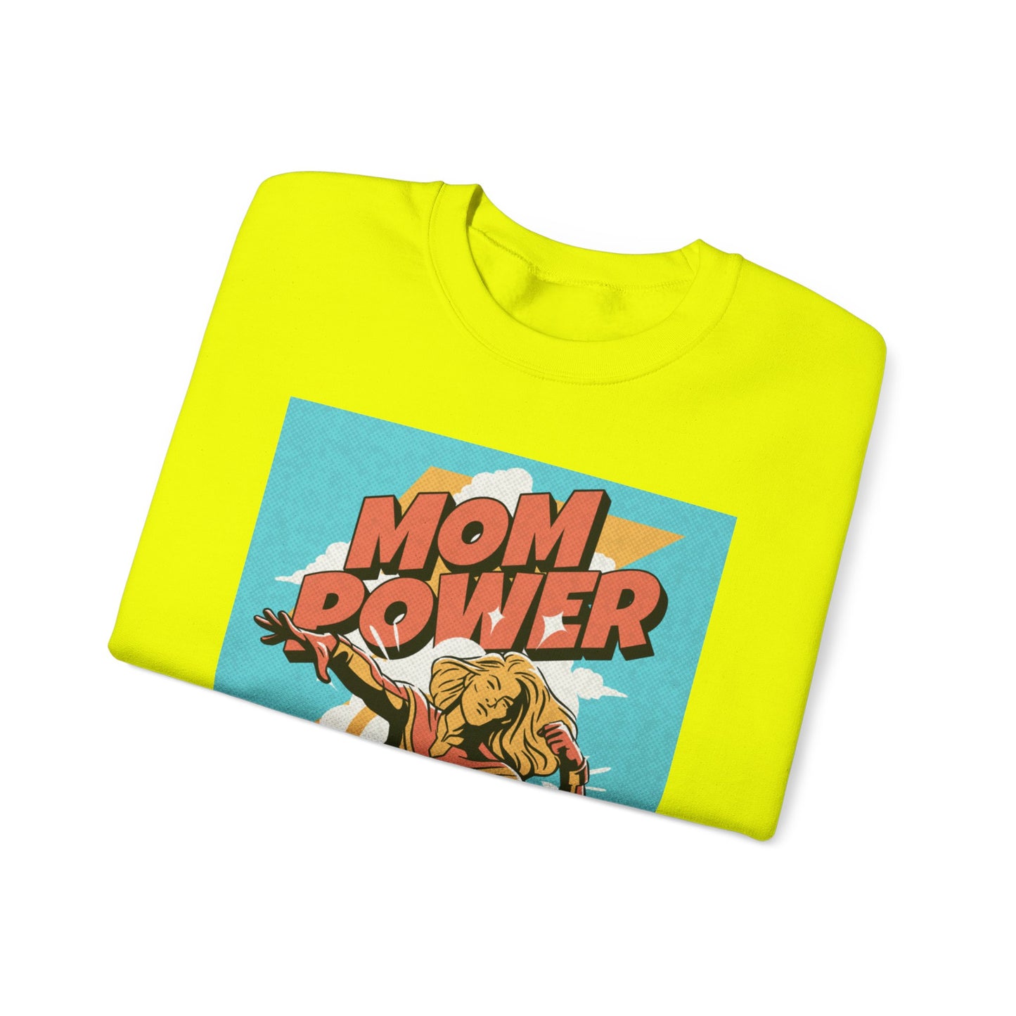 Mom Power Unisex Heavy Blend™ Crewneck Sweatshirt - Perfect Gift for Moms