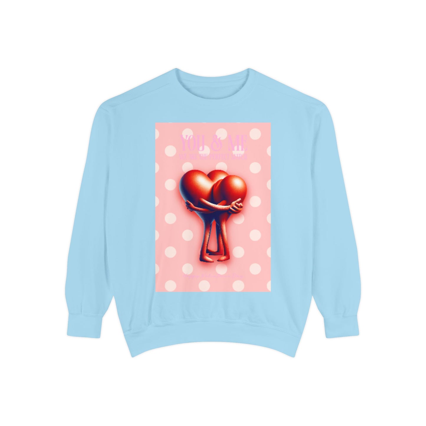 Heart Intertwined Sweatshirt - Two Hearts Design