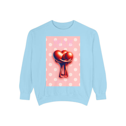 Heart Intertwined Sweatshirt - Two Hearts Design