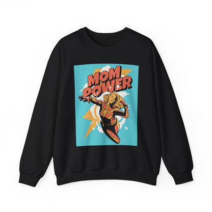 Mom Power Unisex Heavy Blend™ Crewneck Sweatshirt - Perfect Gift for Moms