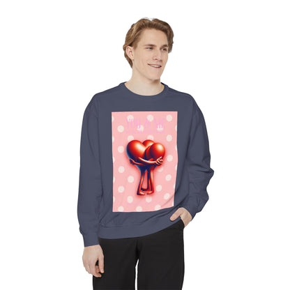 Heart Intertwined Sweatshirt - Two Hearts Design