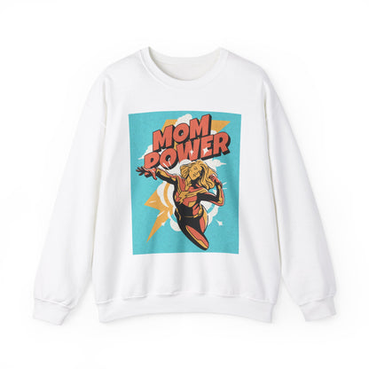 Mom Power Unisex Heavy Blend™ Crewneck Sweatshirt - Perfect Gift for Moms