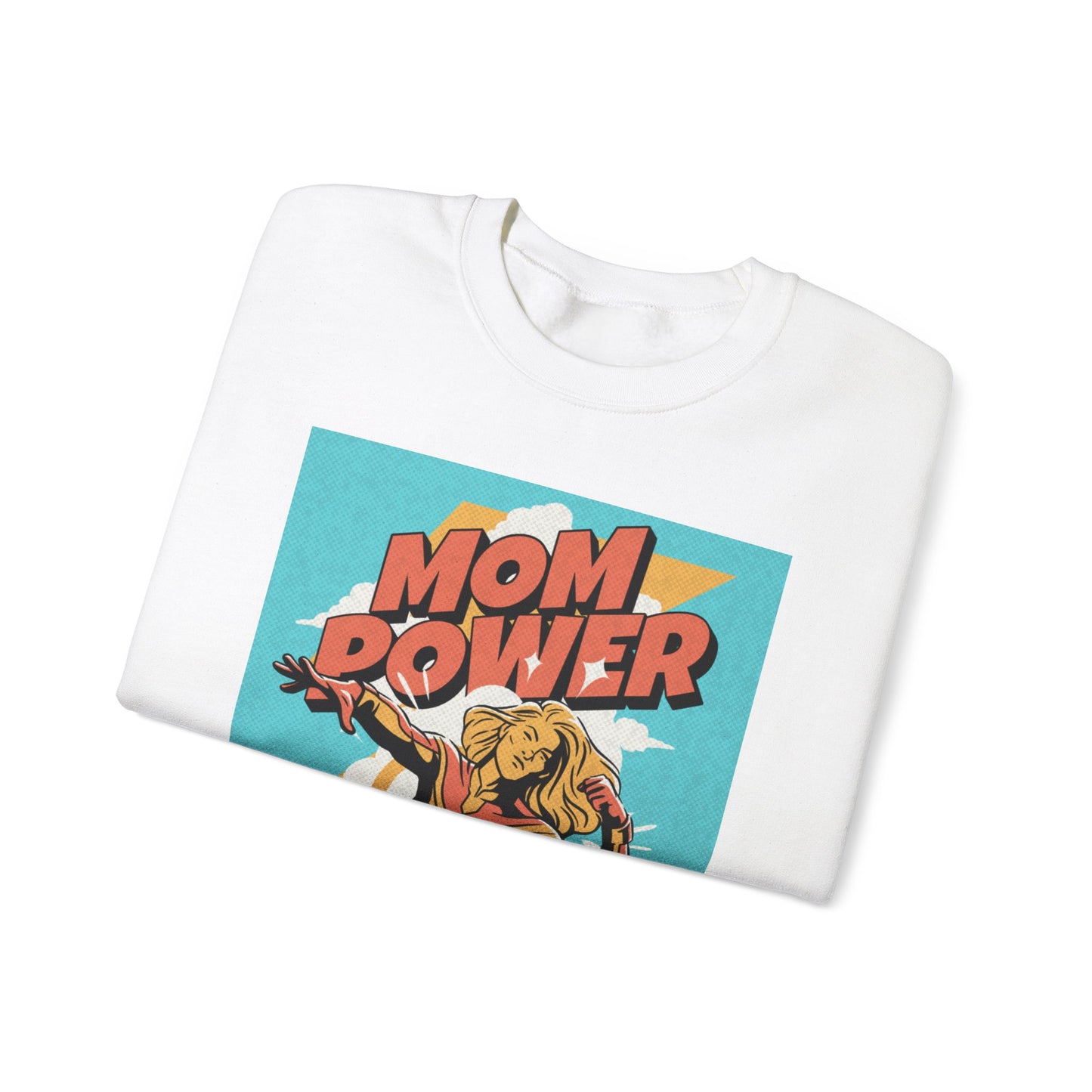 Mom Power Unisex Heavy Blend™ Crewneck Sweatshirt - Perfect Gift for Moms