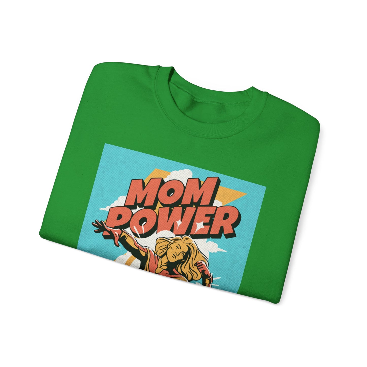 Mom Power Unisex Heavy Blend™ Crewneck Sweatshirt - Perfect Gift for Moms