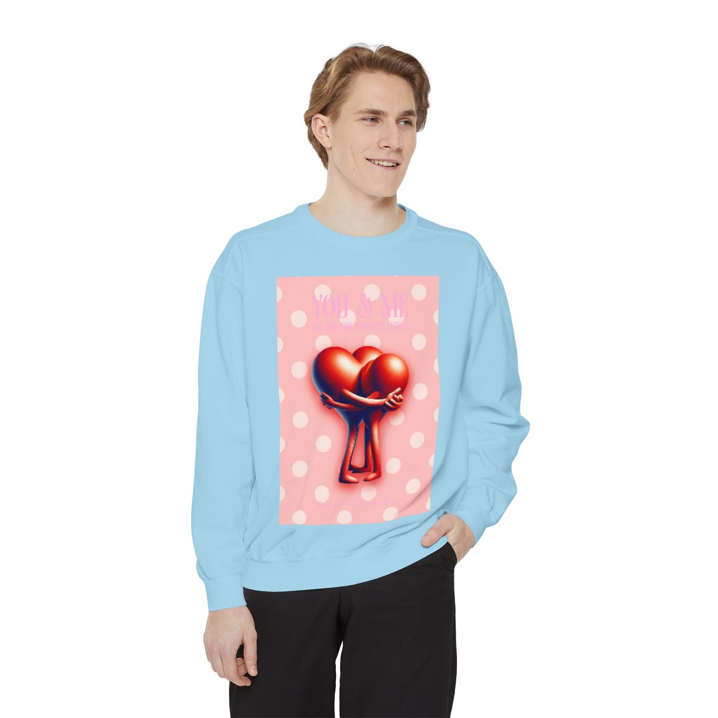 Heart Intertwined Sweatshirt - Two Hearts Design