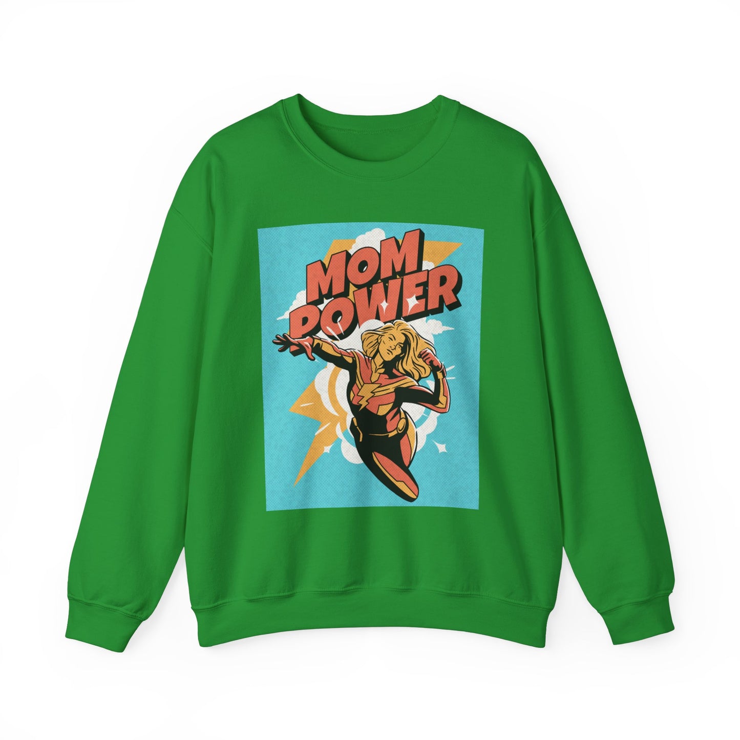 Mom Power Unisex Heavy Blend™ Crewneck Sweatshirt - Perfect Gift for Moms