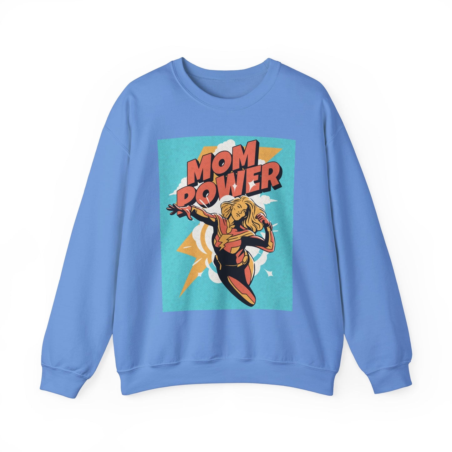 Mom Power Unisex Heavy Blend™ Crewneck Sweatshirt - Perfect Gift for Moms