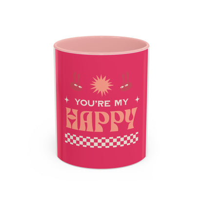 Accent Coffee Mug - You're My Happy Valentine Accent Mugs