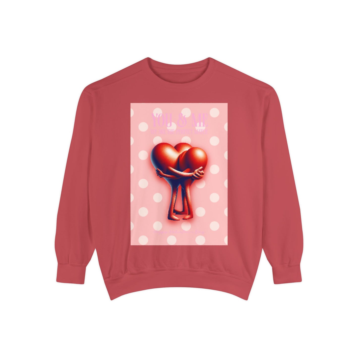 Heart Intertwined Sweatshirt - Two Hearts Design