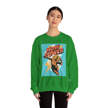 Mom Power Unisex Heavy Blend™ Crewneck Sweatshirt - Perfect Gift for Moms