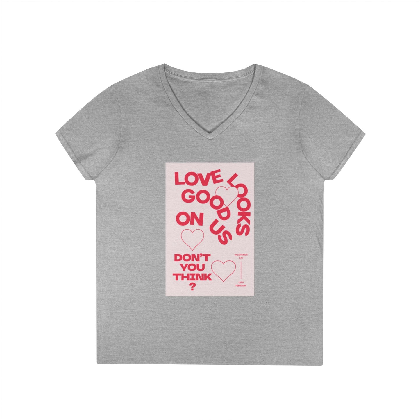 Love Looks Good Ladies' V-Neck Tee