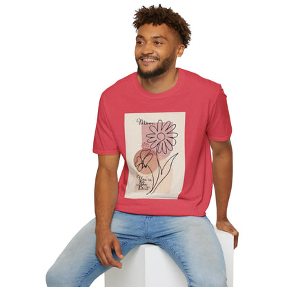 You're the Best Floral Unisex Softstyle T-Shirt