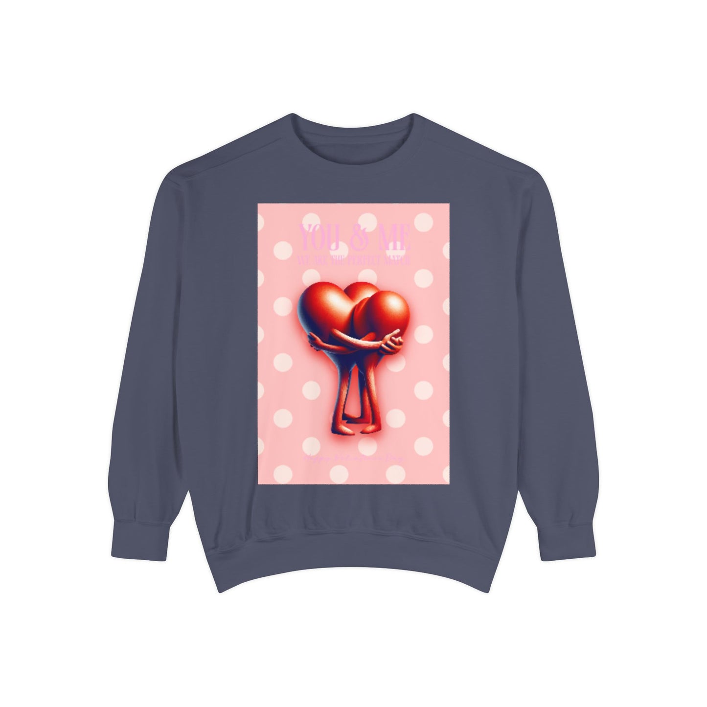 Heart Intertwined Sweatshirt - Two Hearts Design