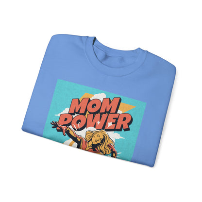 Mom Power Unisex Heavy Blend™ Crewneck Sweatshirt - Perfect Gift for Moms