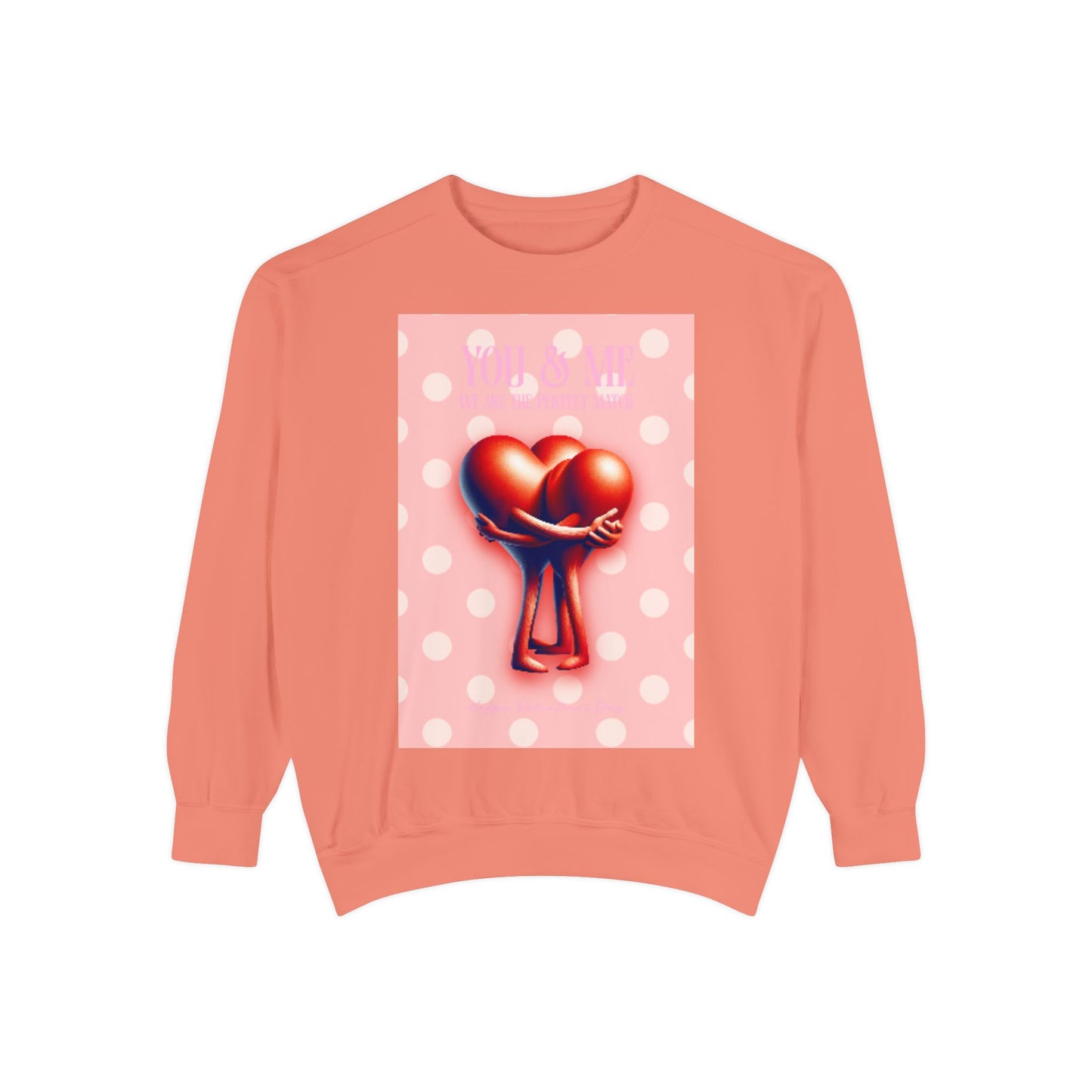 Heart Intertwined Sweatshirt - Two Hearts Design