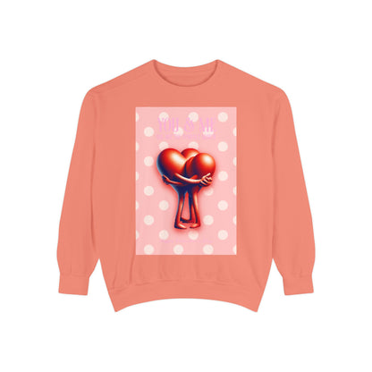 Heart Intertwined Sweatshirt - Two Hearts Design