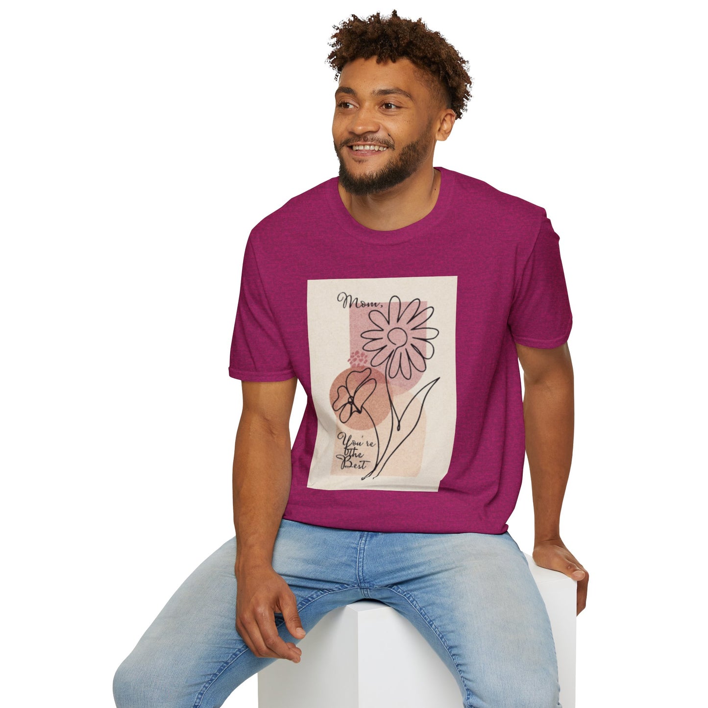 You're the Best Floral Unisex Softstyle T-Shirt