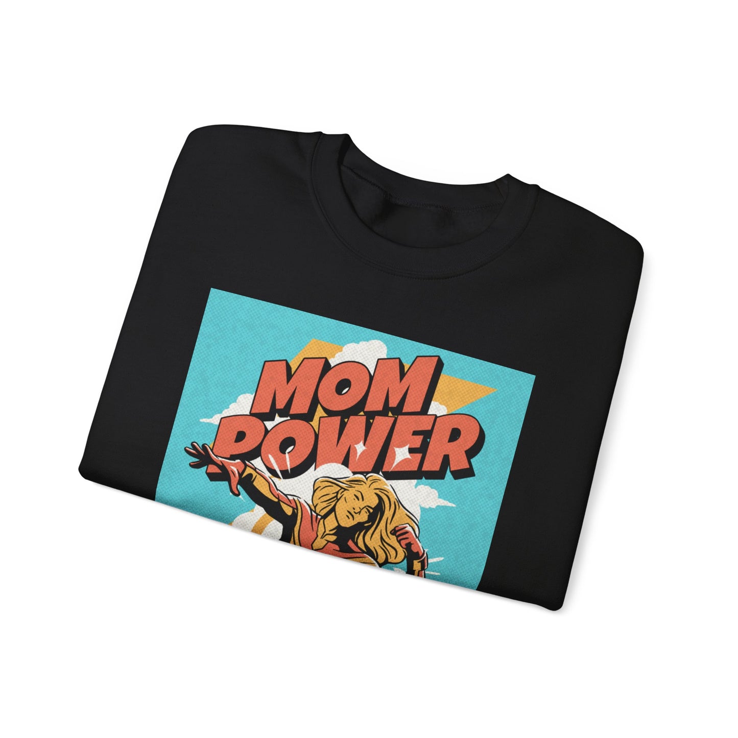 Mom Power Unisex Heavy Blend™ Crewneck Sweatshirt - Perfect Gift for Moms