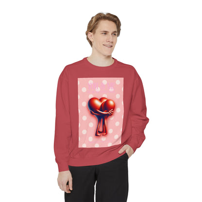 Heart Intertwined Sweatshirt - Two Hearts Design